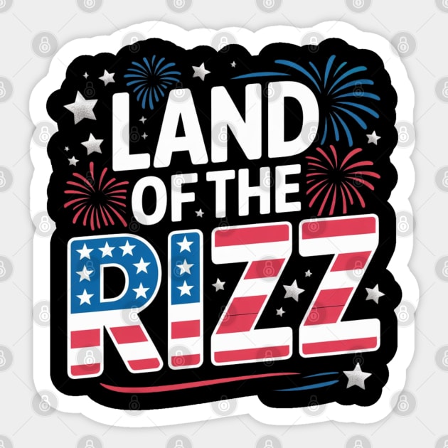july-4th Sticker by Creatifly Graphic Tees